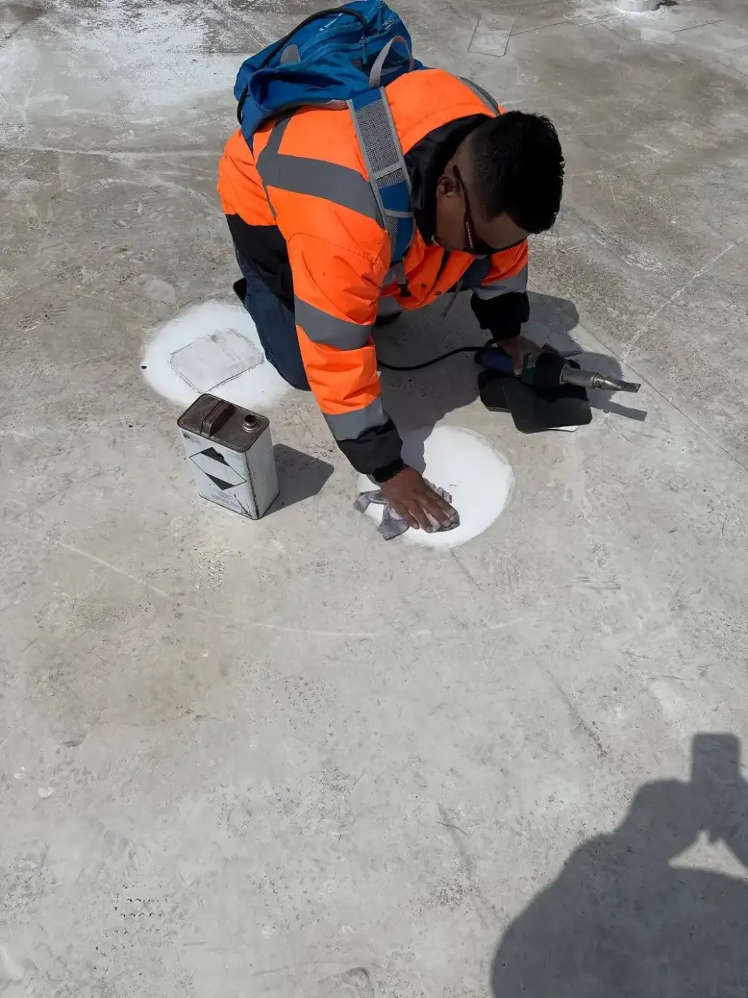 Commercial roof inspection documented in Jonesboro